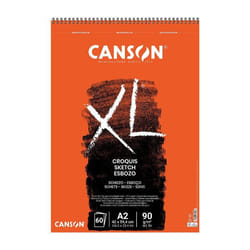 Bloc croquis - CANSON - XL - A2 - 90 g/m2 - 60 feuilles dos solide papier ivoire