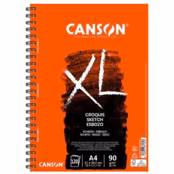 Canson XL Sketch, Papier à lettres, 90 g/m², 20 feuilles