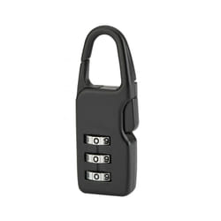 SP - Cadenas à combinaison Swish, 3 chiffres, intérieur, anse acier, 21mm, noir