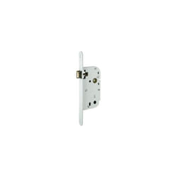 Serrure à encastrer GENERIQUE - Axe 50mm - Couleur Blanc - Profil cylindre Européen