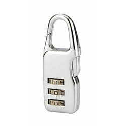 SP - Cadenas à combinaison Swish, 3 chiffres, intérieur, anse acier, 21mm, nickelé