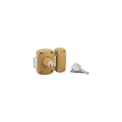 Finish - Verrou design bouton cylindre 45 mm, epoxy bronze, 3 clés