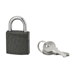 SP - Cadenas acera gris à clé, base 25 mm, anse acier cémenté, 3 clés