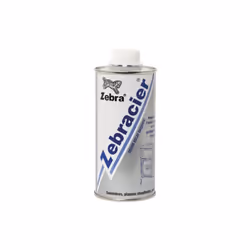 La crème décor "eclat argenté" Zébracier n°6 liquide de 200 mL de la marque ZEBRACIER est idéale pour l'entretien de vos four ...