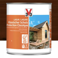 V33 - Lasure Protection Classique 4 ans Chêne rustique 0,75 l