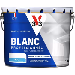 La peinture Blanc Professionnel ® est la valeur sûre pour tous vos chantiers, en 2 couches, comme les pros. Quand on aime le  ...