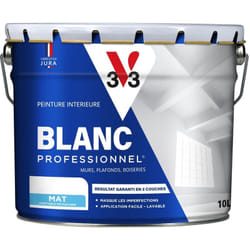 V33 - Peinture intérieure Blanc professionnel® Blanc Mat 10L
