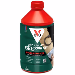 Le Décapant Gel Express® Multi-supports décape en profondeur peintures et vernis en une seule application sur tous types de s ...