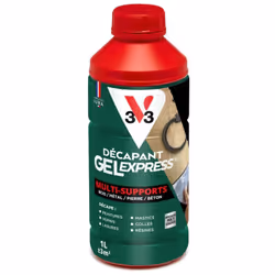Le Décapant Gel Express® Multi-supports décape en profondeur peintures et vernis en une seule application sur tous types de s ...