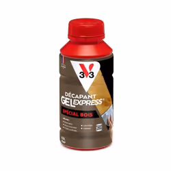 Le Décapant Gel Express® bois décape en profondeur peintures et vernis en une seule application sur tous types de supports bo ...