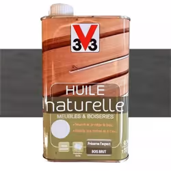 V33 Huile naturelle Meubles & Boiseries est recommandée pour la protection et l'entretien de vos meubles intérieurs en bois.  ...