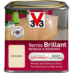 Vernis intérieur Meubles et boiseries V33 Incolore Brillant 0,5L