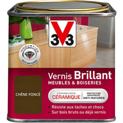 Vernis intérieur Meubles et boiseries V33 Chêne foncé Brillant 0,5L