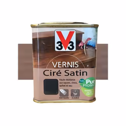 V33 Vernis Meubles et Boiseries Gris Patiné Ciré Satin 05 L