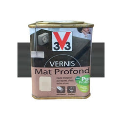 V33 Vernis Meubles et Boiseries Gris Graphite Mat Profond 025 L