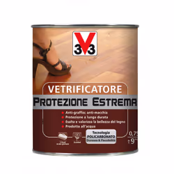 V33 057531, Sol, Finition brillante, Transparent, Vernis au polycarbonate, 0,75 L, 1 pièce(s)