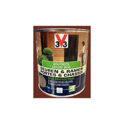 Lasure Portes et chassis 4 ans Eco Protection Acajou 0,75 l - V33