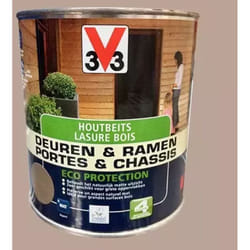 V33 - Lasure Portes et chassis 4 ans Eco Protection Terre glaise 0,75 l