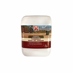 V33 Shampooing Bois de jardin spécialement formulé pour les bois exotiques, en pin ou bois autoclavés. Redonne au bois un asp ...