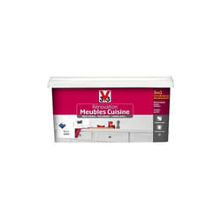 Rénovation Meubles Cuisine (Bois vernis-Mélaminés-Stratifiés) Satin Blanc 2 l - V33