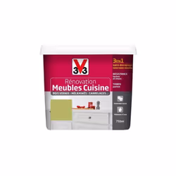 Peinture V33 Rénovation Meubles Cuisine est une peinture acrylique qui s'applique sans sous-couche sur les meubles intégrés e ...