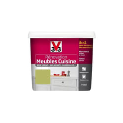 V33 - Rénovation Meubles Cuisine (Bois vernis-Mélaminés-Stratifiés) Satin Absinthe 0,75 l