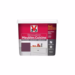 Peinture V33 Rénovation Meubles Cuisine est une peinture acrylique qui s'applique sans sous-couche sur les meubles intégrés e ...