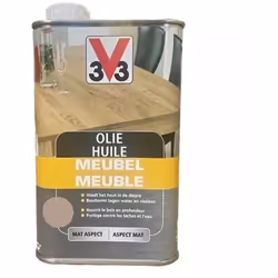 V33 Huile Meuble est formulé à base d'huile de Tung, sélectionnée pour son excellente résistance. Convient pour bois européen ...