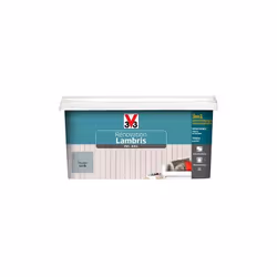 Description générale Peinture V33 Rénovation Lambris est une peinture acrylique spécialement conçue pour les lambris en PVC,  ...