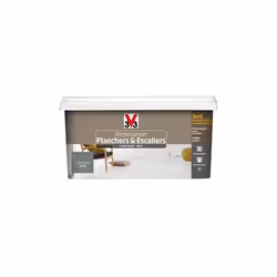 La Peinture V33 Rénovation Planchers & Escaliers (Stratifiés-Bois) est une peinture 3 en 1 (-sans décapage - sans couche - di ...