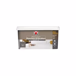 La Peinture V33 Rénovation Planchers & Escaliers (Stratifiés-Bois) est une peinture 3 en 1 (-sans décapage - sans couche - di ...