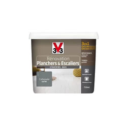 Peinture V33 Rénovation Planchers & Escaliers (Stratifiés-Bois) Carbonate 0,75 l