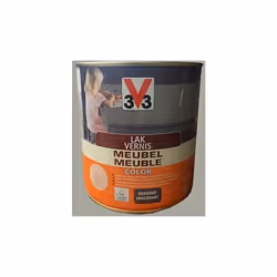 V33 Vernis Meuble Color apporte au bois une protection décorative opacifiante satinée. Elle assure une excellente réistance a ...