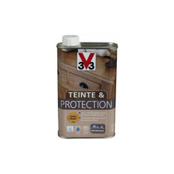 Teinte & Protection 3 en 1 - Chêne moyen 0,5 l Finition : Mat