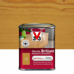 V33 - Vernis meuble et objet chêne doré brillant, 0.25l