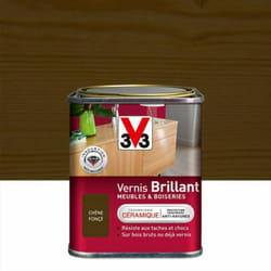 V33 - Vernis meuble et objet chêne foncé brillant, 0.25l