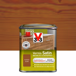 Protégez et embellissez vos meubles et boiseries intérieures avec le Vernis meubles et boiseries V33 ! Il décore et protège t ...
