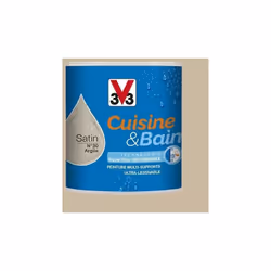 La Peinture Cuisine & Bain V33 est une peinture multi-supports (murs, boiseries et radiateurs). Cette peinture cuisines et ba ...