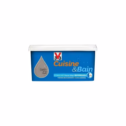 La Peinture Cuisine & Bain V33 est une peinture multi-supports (murs, boiseries et radiateurs). Cette peinture cuisines et ba ...