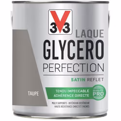 La Laque Glycéro Perfection V33 Satin est une peinture laque monocouche destinée aux supports dont l'usage est intensif. Haut ...