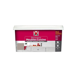 V33 Rénovation Meubles Cuisine (Bois vernis-Mélaminés-Stratifiés) Satin Taupe 2 L