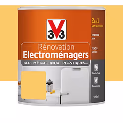 La Peinture V33 Rénovation Electroménagers (Alu - Métal - Inox - Plastiques......) est une peinture qui s'applique sur les ré ...