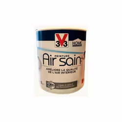 La peinture V33 AIR SAIN MULTI-SUPPORTS améliore la quaité de l'air intérieur. Cette peinture monocouche est ultra couvrante ...