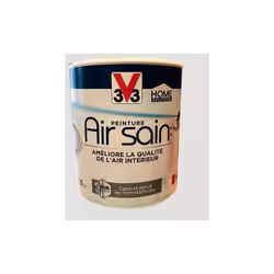 La peinture V33 AIR SAIN MULTI-SUPPORTS améliore la quaité de l'air intérieur. Cette peinture monocouche est ultra couvrante  ...