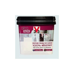 Déco lab Peinture Meuble de cuisine 100% Résistant V33 Galet 0,75 l