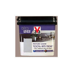 Déco lab Peinture Cuisine 100% Anti-Tâche Humus 0,75 l - V33