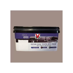 V33 Déco LAB Peinture Cuisine 100% Anti-Tâche Humus 2 L