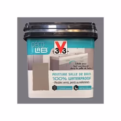 Déco LAB Peinture Salle de bain 100% Waterproof V33 Roche 075 L