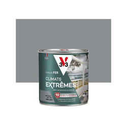 Peinture fer extérieur Climats extrêmes® V33 gris galet brillant 0.5 l