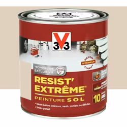 La Peinture Sol V33 Resist' Extrême est une peinture pour sol à base de résine alkyde uréthane, spécialement conçue pour rési ...
